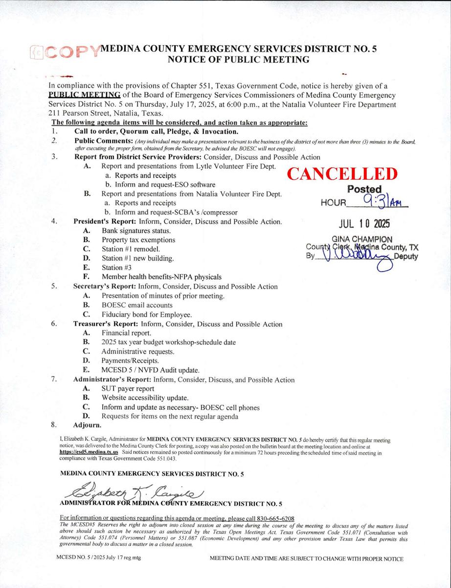 2023 Notice of Tax Hearing
